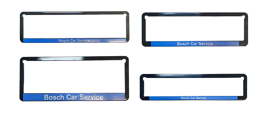 Bosch Car Service Number Plate Surrounds